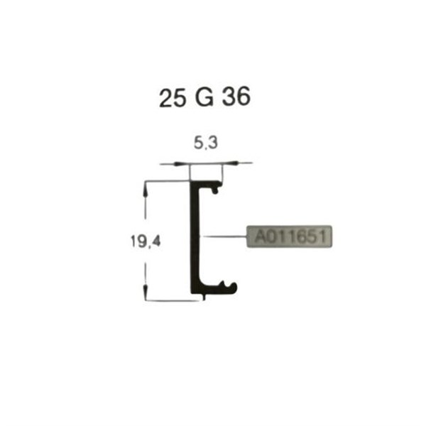 25 G 36 - Cam Çıta Profili